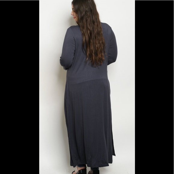 ❤️2 for $40❤️Plus size slate duster - Picture 3 of 4